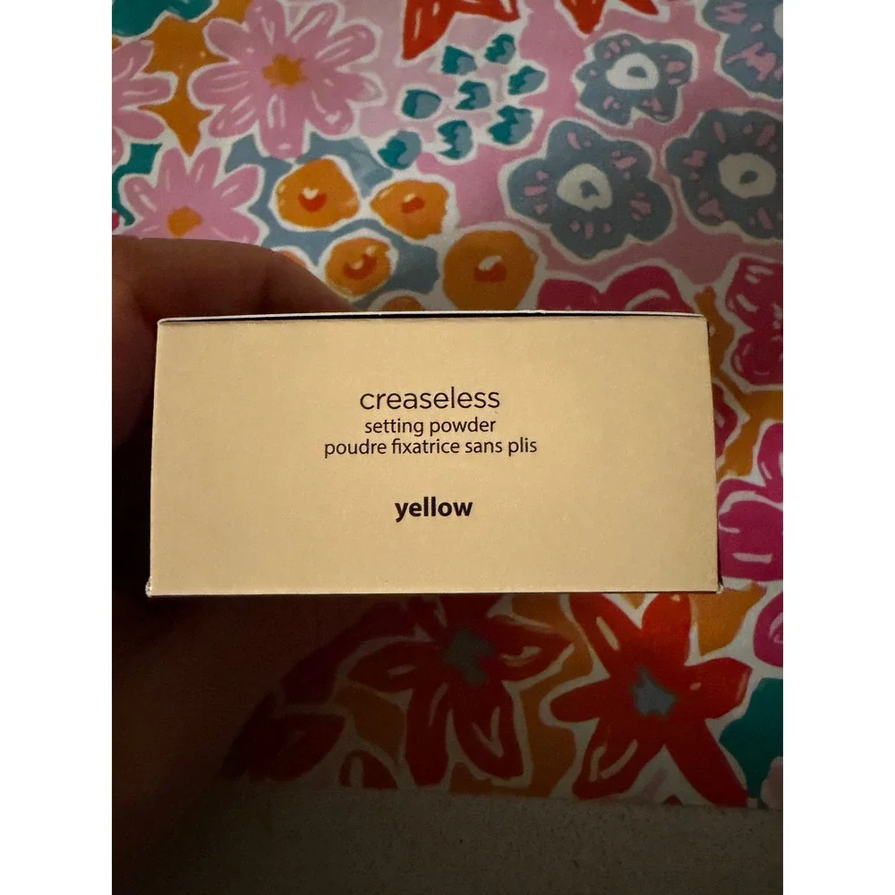 Tarte Creaseless Setting Powder Yellow Brightening Face Makeup 7g 0.24oz New Box